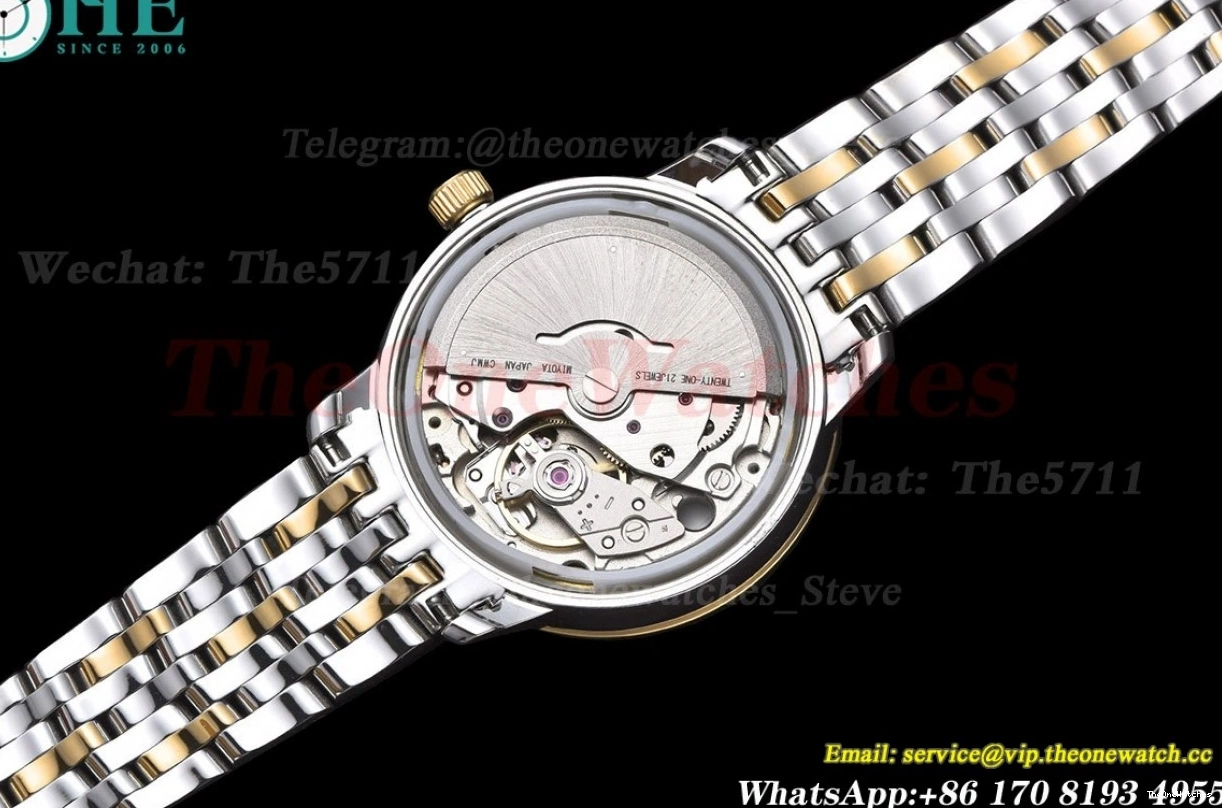 GDF Dial Ville Prestige MY8215 SS Gold Ladies 32.7mm YG De 0331